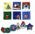 Magisches Handtuch Weihnachten (6er Set) tolles Wichtelgeschenk, Adventskalender Füllung etc.