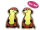 2er Set Taschenwärmer Erdmännchen (tolles Wichtelgeschenk) Handwärmer, Hot Pack