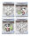 4er Set Taschenwärmer Snow Panda Wichtelgeschenk - Handwärmer - Taschenheizkissen