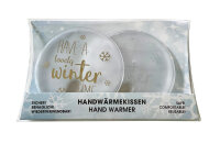 Taschenwärmer Winter Time (2er Set) - Wichtelgeschenk, Handwärmer, Taschenheizkissen