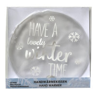 XXL Taschenwärmer Winter Time (300 Gramm!) - Wichtelgeschenk, Handwärmer, Taschenheizkissen