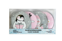 Taschenwärmer Snowy Friends 4er Set  - Wichtelgeschenk, Handwärmer, Taschenheizkissen