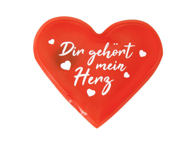 Taschenwärmer "Dir gehört mein Herz" - Wichtelgeschenk, Handwärmer, Taschenheizkissen