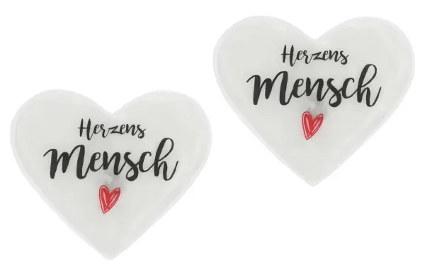 Taschenwärmer Herzensmensch, 2er-Set