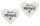 Taschenwärmer Herzensmensch (2er Set) Handwärmer wiederverwendbar - Wichtelgeschenk - Taschenheizkissen