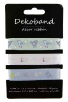 3er Set Geschenkband Vogel/Schmetterling - tolles...