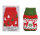 Taschenwärmer Winterwald rot-grün Strickbezug (2er Set) Handwärmer wiederverwendbar - Wichtelgeschenk - Taschenheizkissen