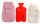 Taschenwärmer Love rosa Strickbezug (4er Set) Handwärmer wiederverwendbar, Wichtelgeschenk