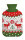 Wärmflasche Winterwald, Elch (Farbe: grün) 2 L mit Strickbezug - Bettflasche, Wärmekissen