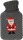 Wärmflasche Weihnachtsmann, 1 L mit Strickbezug - Bettflasche Santa, Wärmekissen