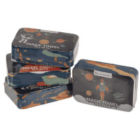 Magisches Handtuch Weltall Space (4er Set) 30x30 cm -...