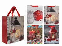 Weihnachtsgeschenktüte Glitzer (4er Set)...