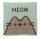 Magisches Handtuch Katze Pusheen (2er Set) 30x30 cm - Zauberhandtuch Katzen, Comic-Katze, Katzenliebhaber, Kinder Handtuch, Kindergeschenk